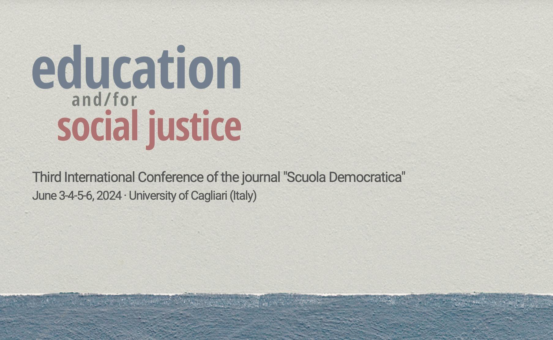 Third International Conference of the journal "Scuola Democratica"